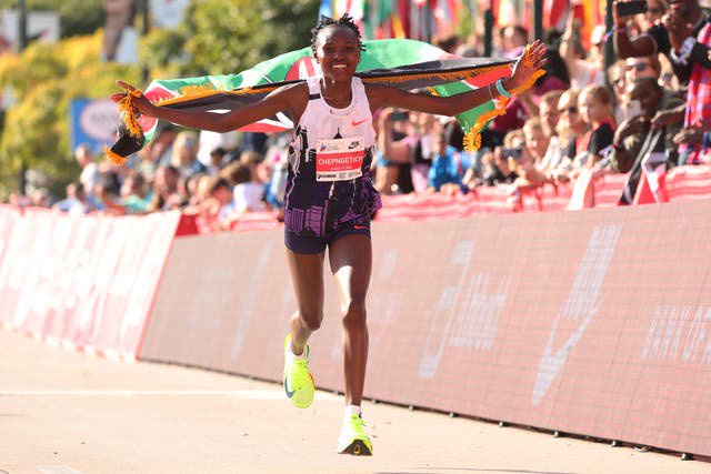 Ruth Chepngetich remains the only woman in history to break 2:10 in the marathon despite failing a drugs test months after the 2024 Chicago Marathon