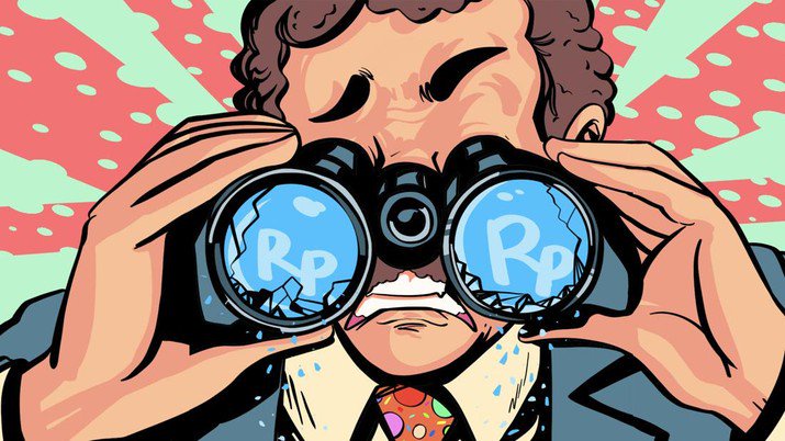 Ilustrasi Editorial, Rupiah Melemah