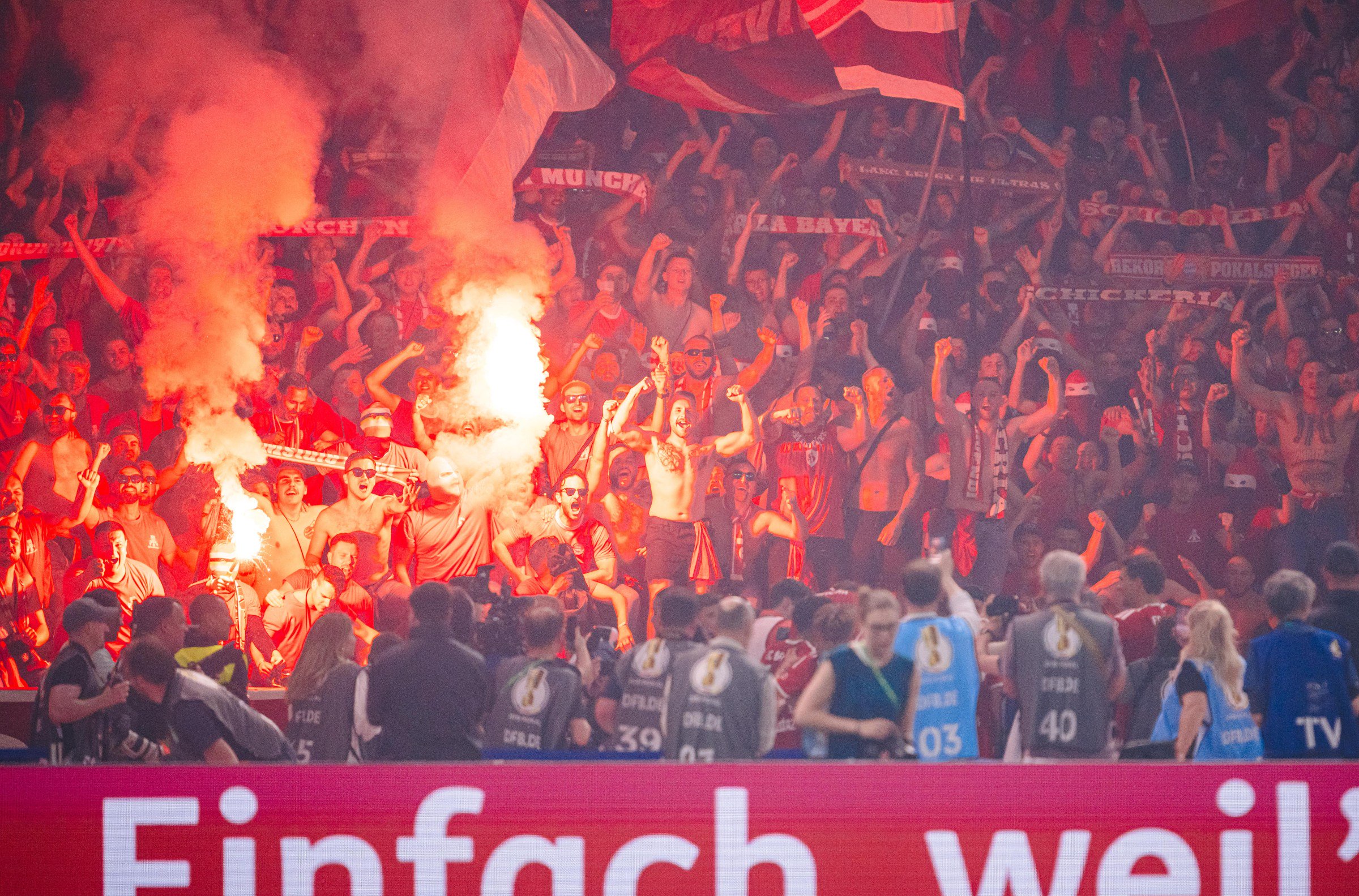 DFB Pokal - FC Bayern München gegen VfB Stuttgart