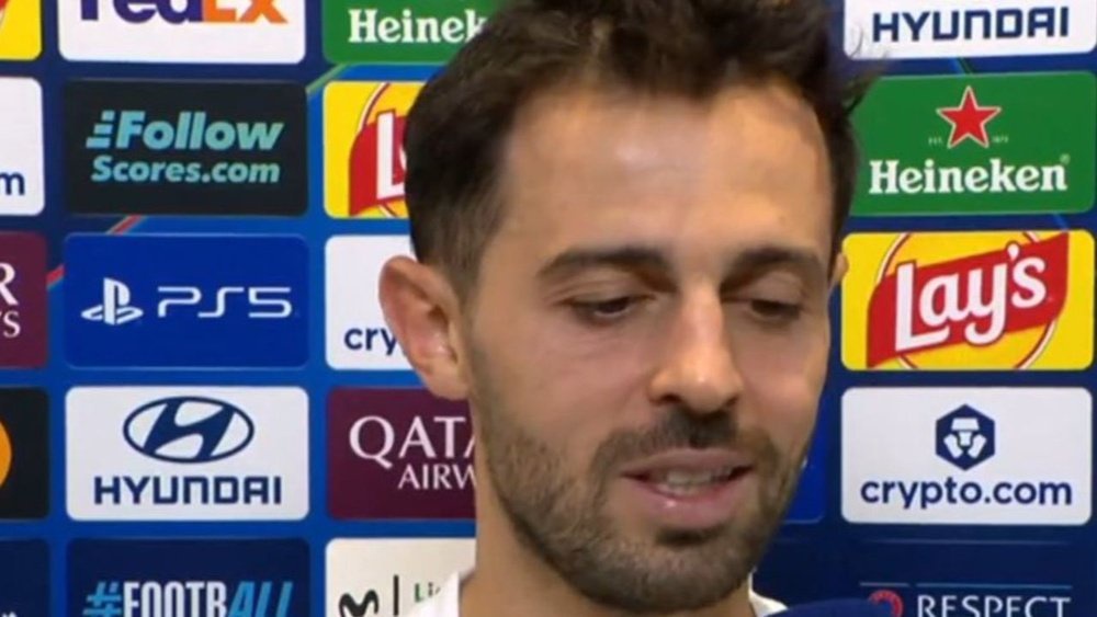 Bernardo Silva is ready whenever Mourinho calls upon him. Capture/Movistar+