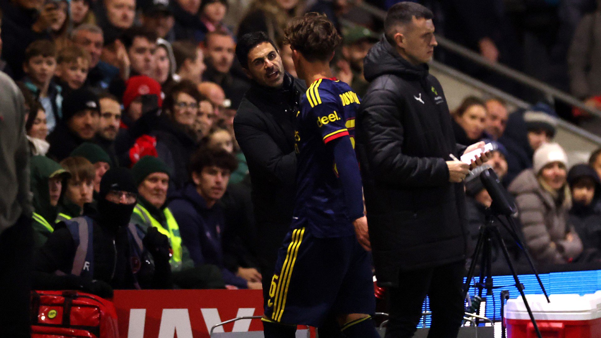 ‘We are not in Disneyland’ – Arteta defends reaction to Dowman red card