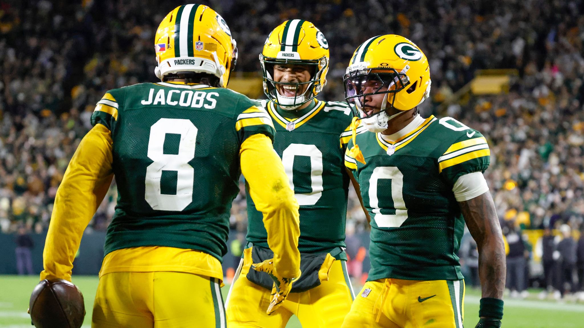 The Packers beat the Panthers 27-19