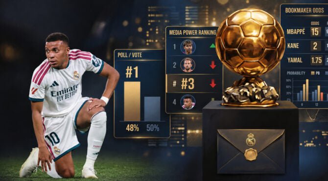 Mbappé annoncé premier puis troisième, ce n’est pas une erreur