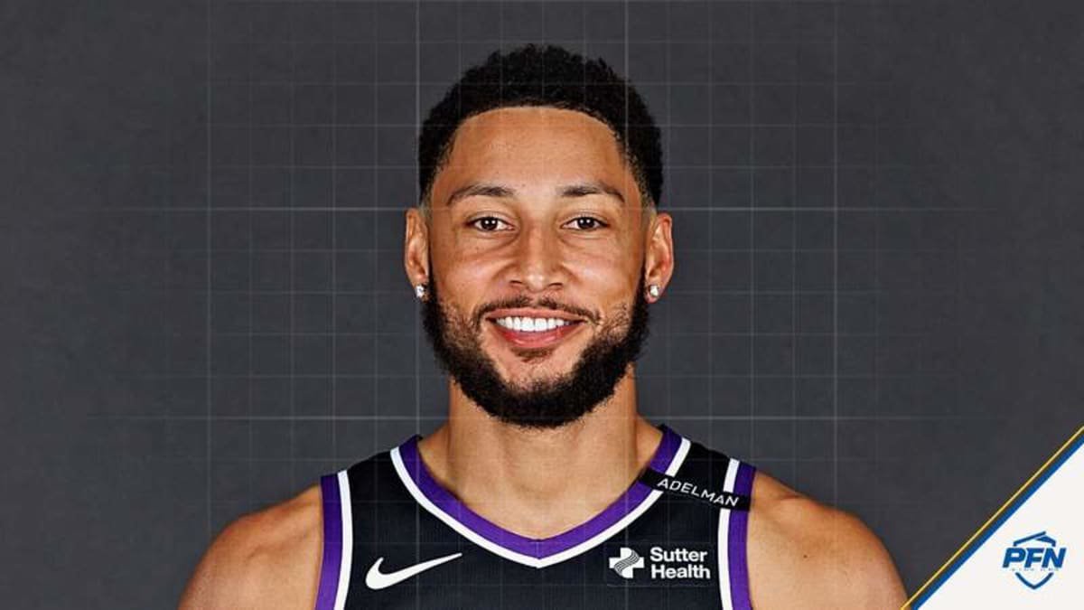 Sep 28, 2026; Sacramento, CA, USA; Sacramento Kings guard Ben Simmons (25) during media day at Golden 1 Center. © Sergio Estrada-Imagn Images