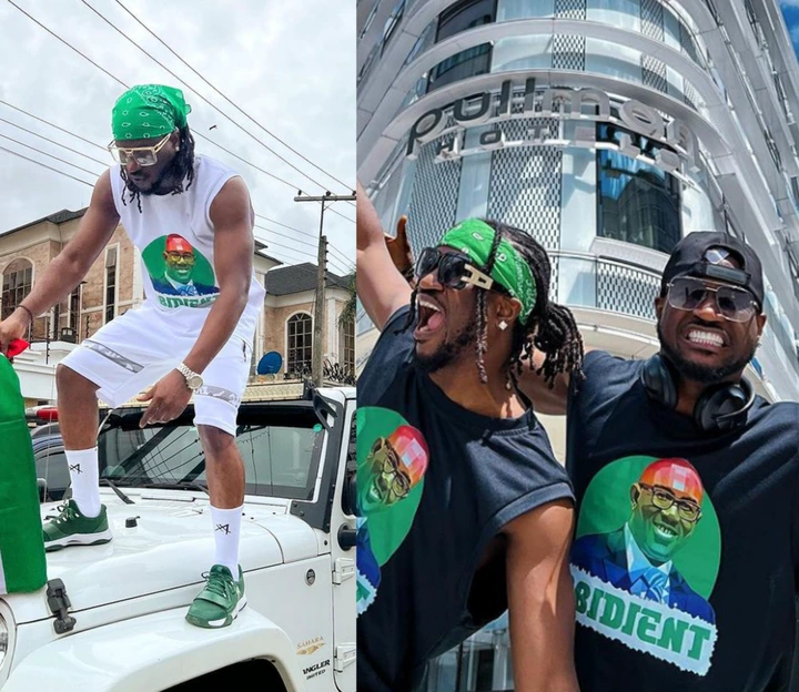 Nigeria At 62: Famous Nigerian Singers, Psquare Celebrates Independence And Obidients Day
