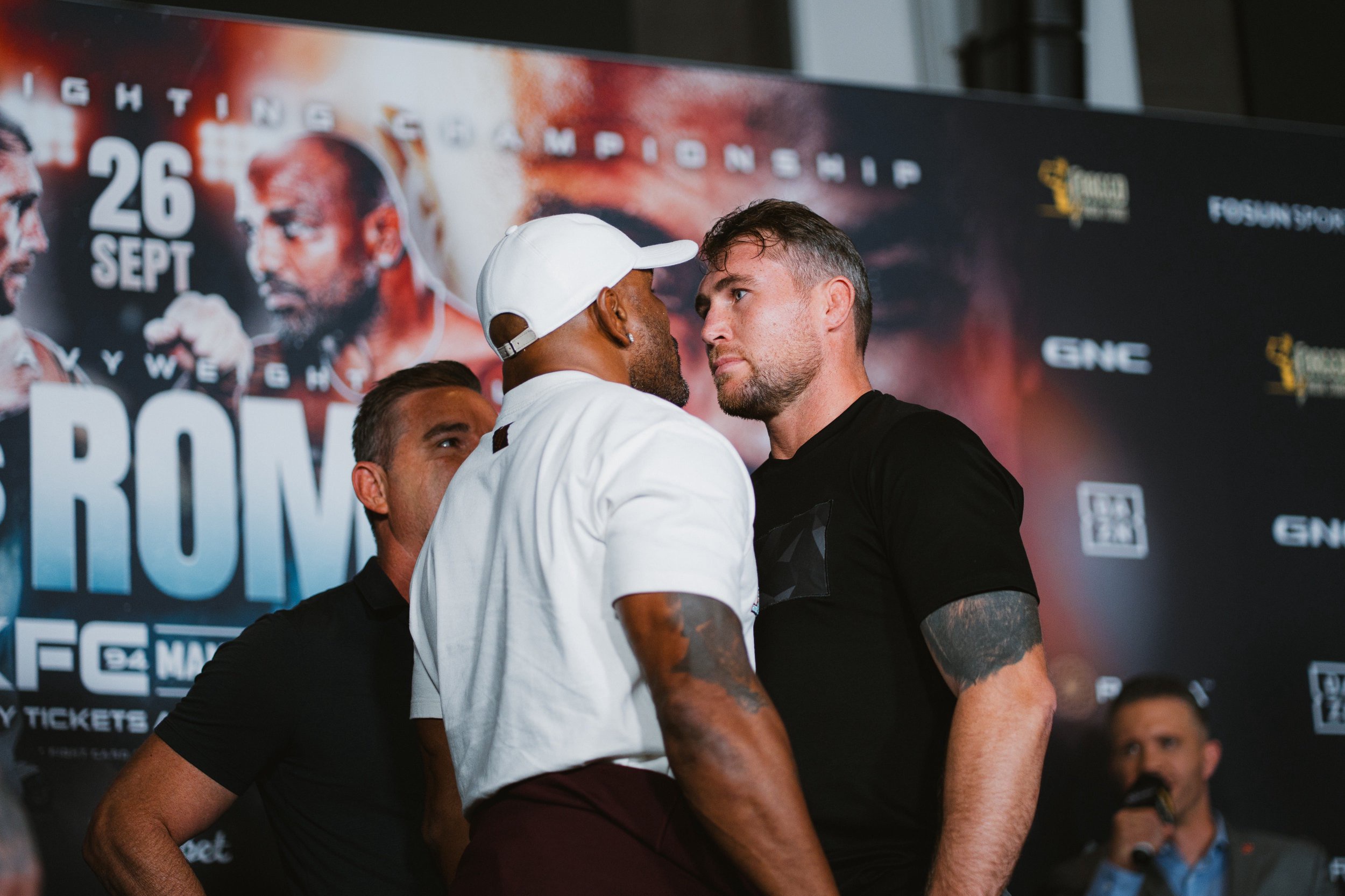 Darren Till (right) beat 49-year-old Cuban boogeyman Yoel Romero (left) by decision in a blockbuster BKFC clash