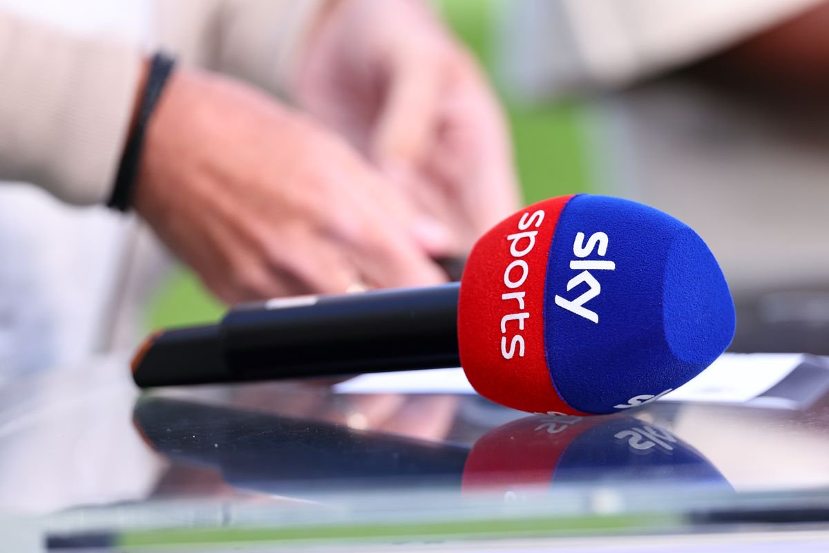 Sky Sports logo on mic