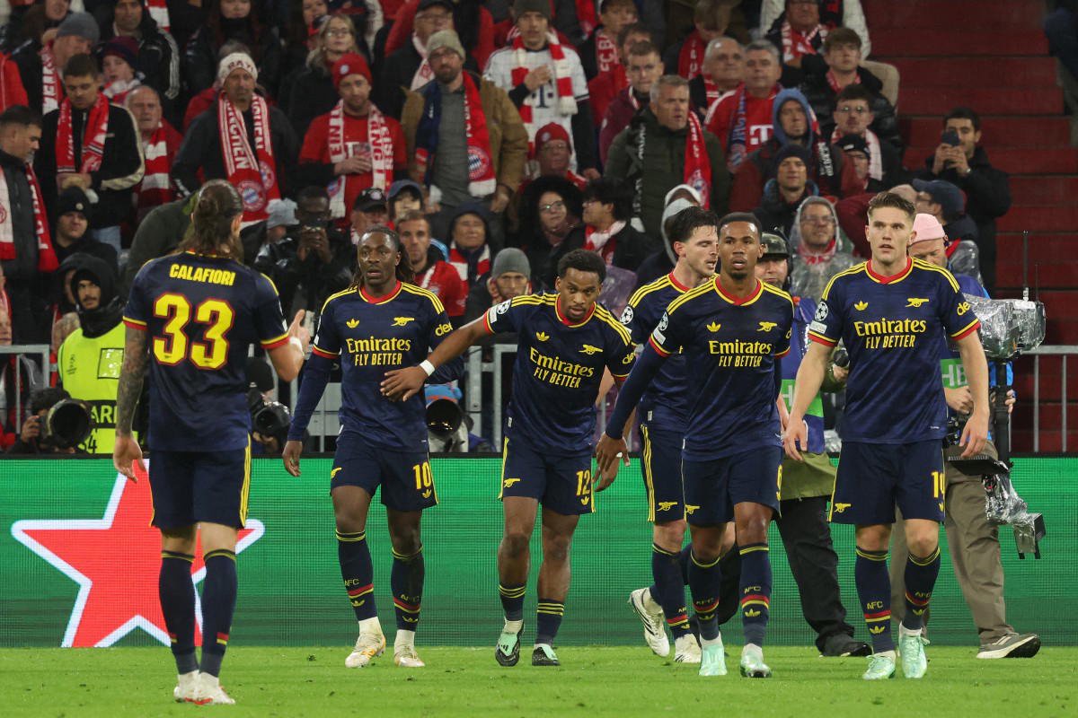UCL: Rice rescues Arsenal with late equaliser in 2-2 draw against Bayern Munich