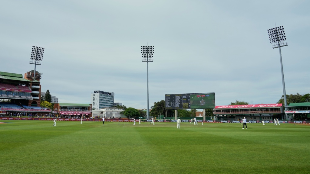 St Georges Park Stadium during the second Test between South Africa and Australia. (AP Photo/Themba Hadebe)