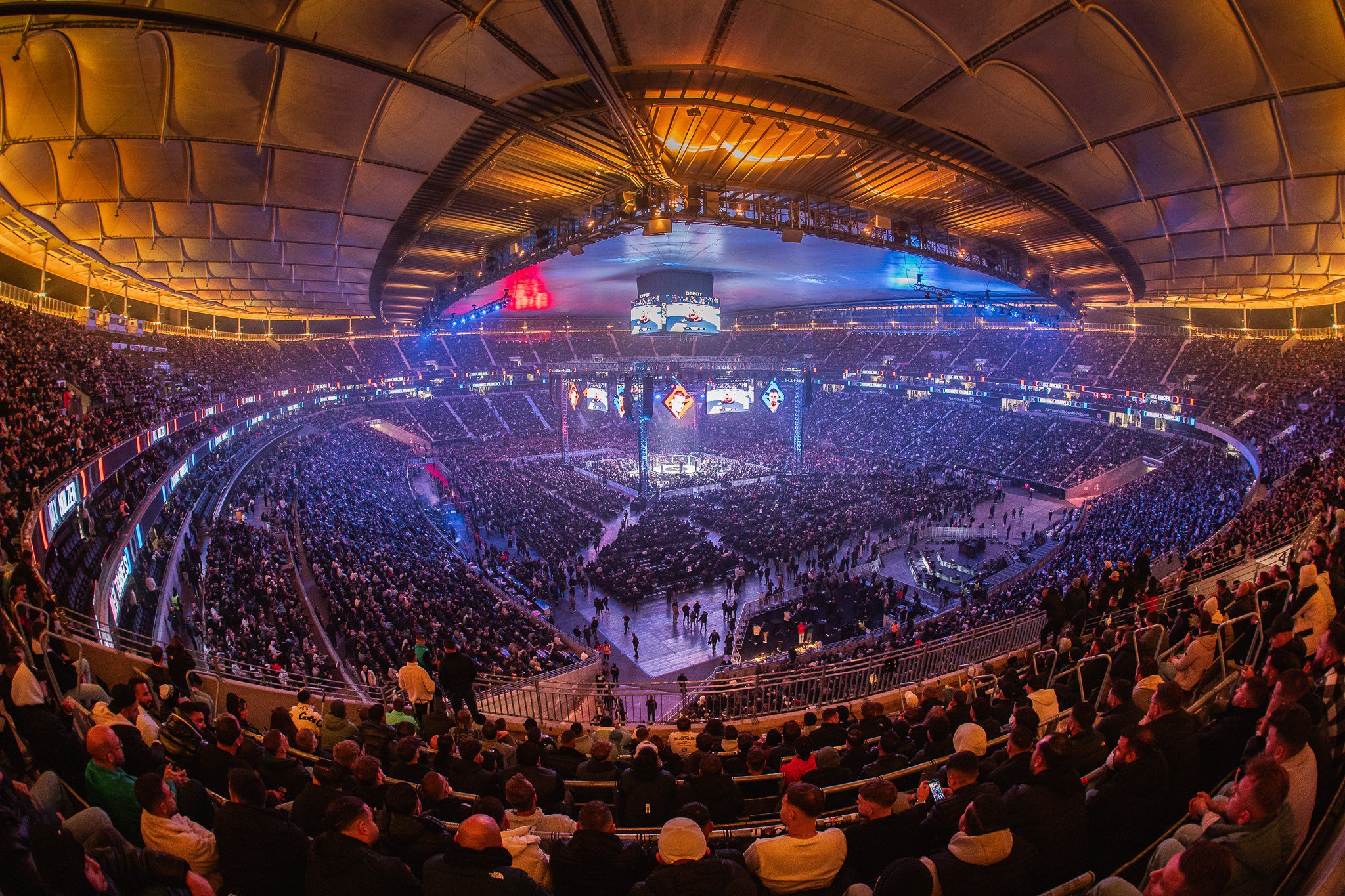 A general shot of the stadium for Oktagon's sold-out stadium show in Frankfurt in 2024