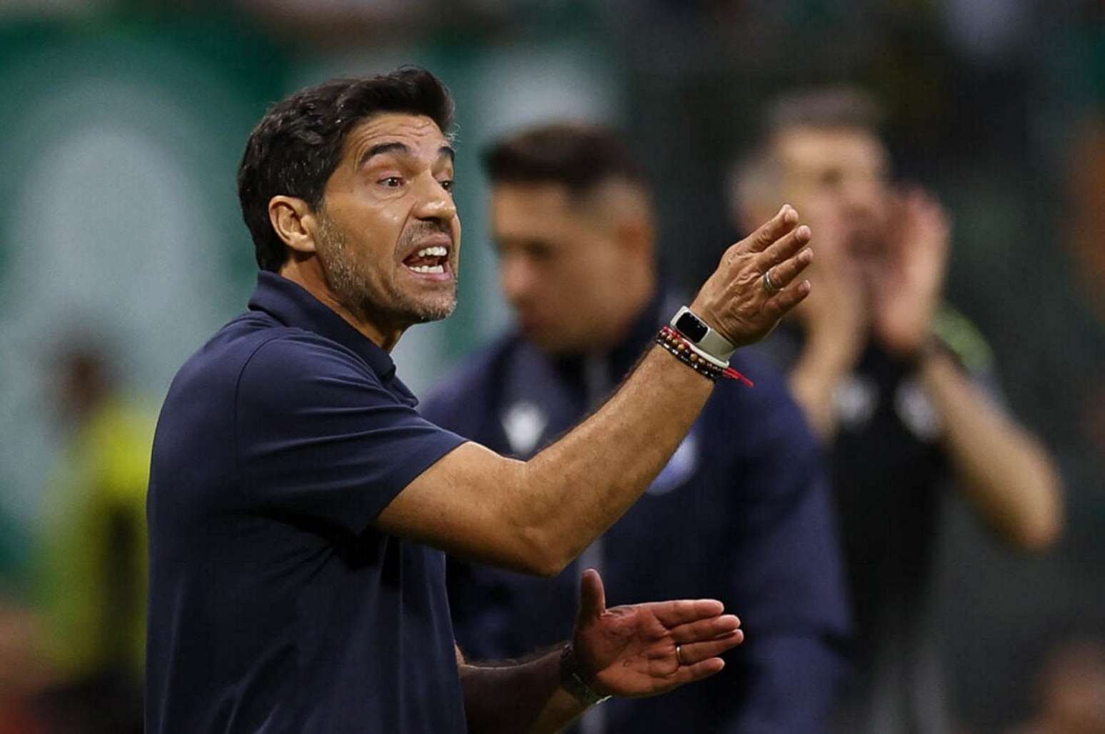 Abel Ferreira comandou o Palmeiras contra o Athletico neste sábado –