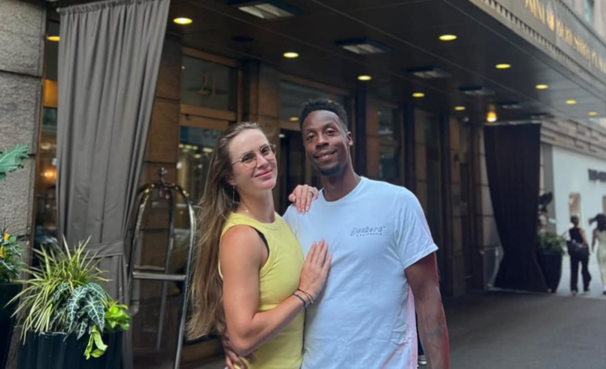 Elina Svitolina (left) and Gael Monfils (right), © Instagram/@elisvitolina)
