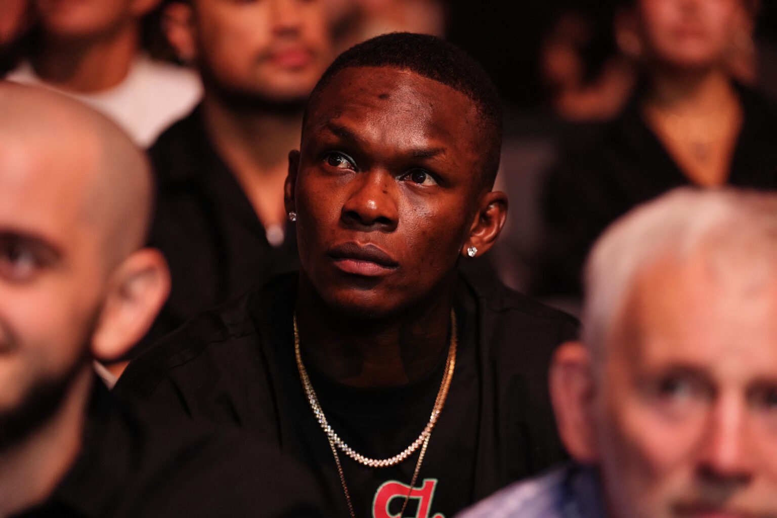 Israel Adesanya in attendance at UFC 317