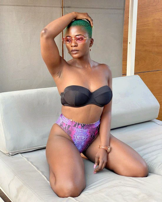 Ahoufe Patri gives fans a free show as she stuns in B!k!n! photos. 2