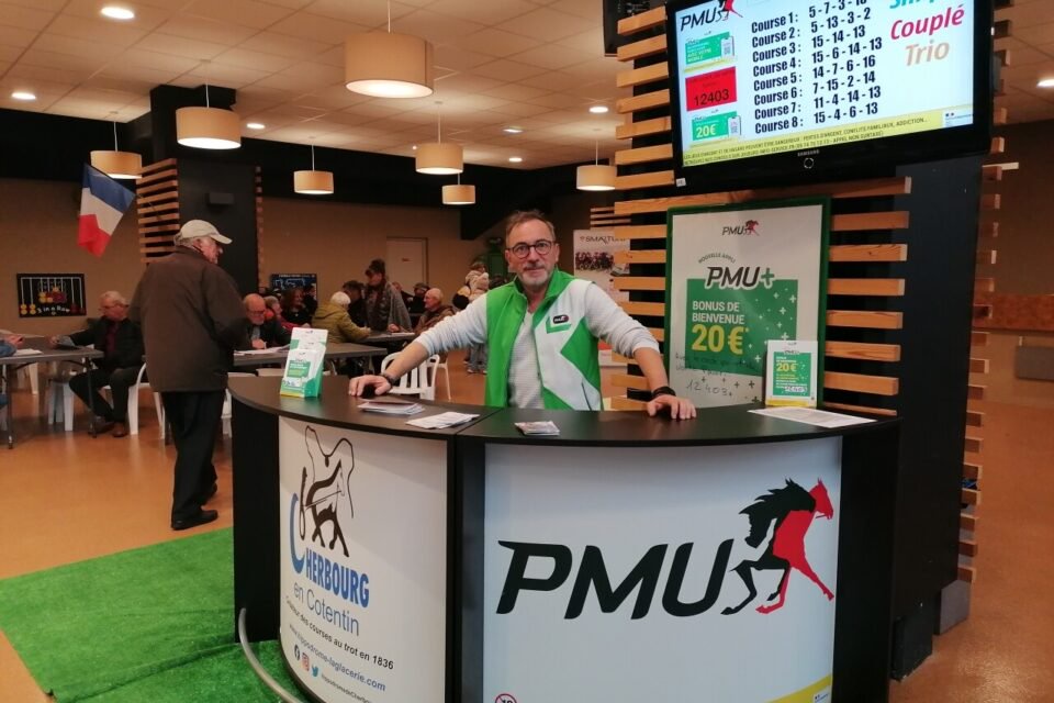 Bruno Gerbex, du PMU, accueille les néophytes à chaque journée.
