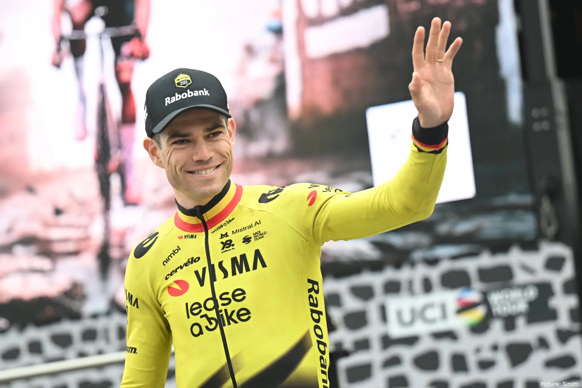 Wout van Aert ahead of Paris-Roubaix 2026