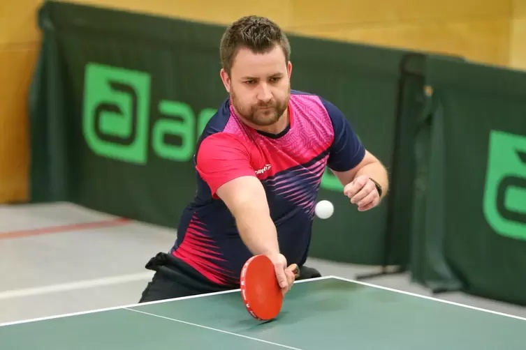 Marcel Christmann vom Tischtennis-Zweitpfalzligisten TV Rammelsbach hat in der laufenden Saison alle Spiele gewonnen. 