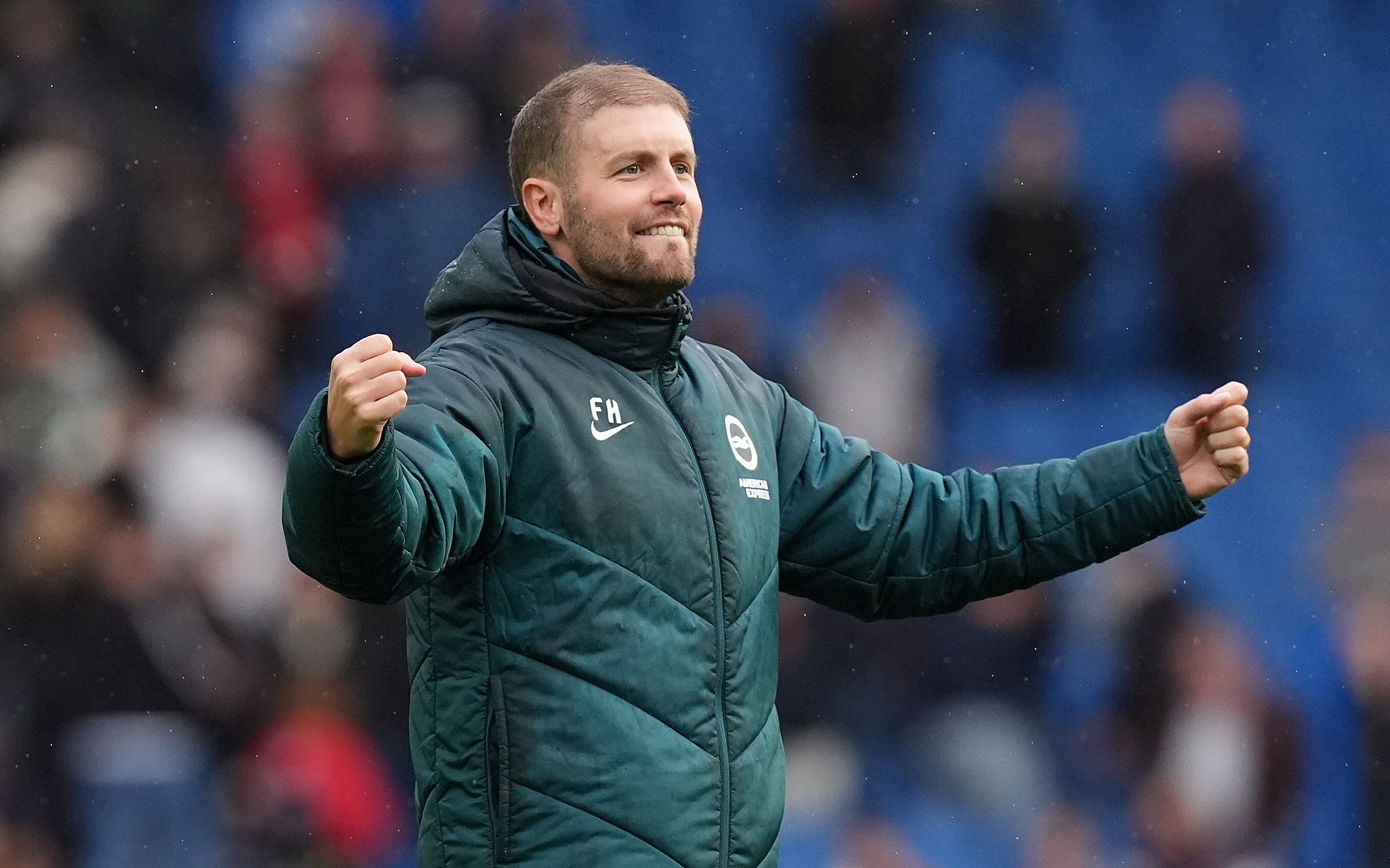 No interest: Fabian Hurzeler looks set to remain at Brighton (PA)