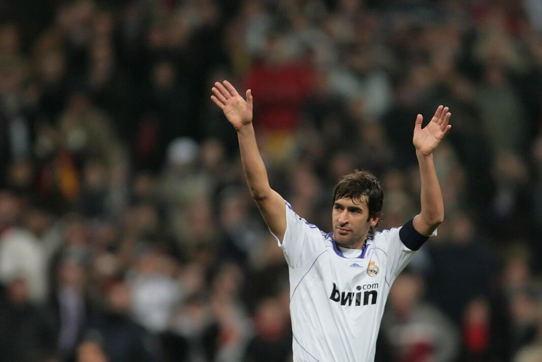 Real Madrid's Spanish forward Raul