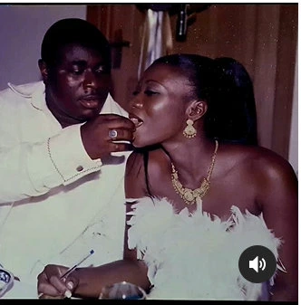 Beautiful throwback wedding photos of Stacy Amoateng and Okyame Quophi keeps trending
