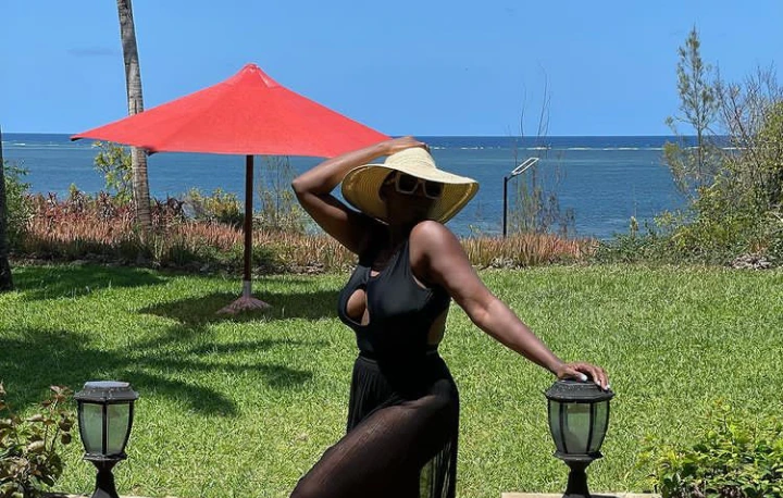 Fans React As 41-year Old Nigerian Singer, Waje Drops Swimsuit Photos On IG  2eee5f5899ce40a1bf14ccf9bf89c0d5?quality=uhq&format=webp&resize=720