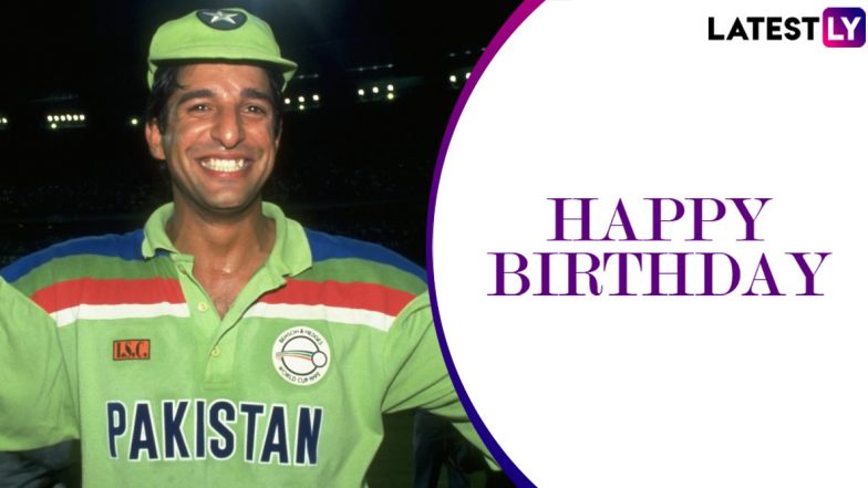Wasim Akram Birthday Special: Celebrating Sultan of Swing's Legacy As he Turns 60