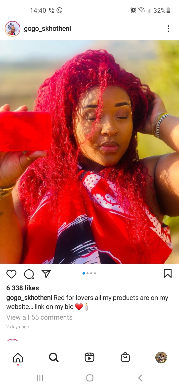 Check What People Noticed On Gogo Skhotheni Recent Pictures That Caused 