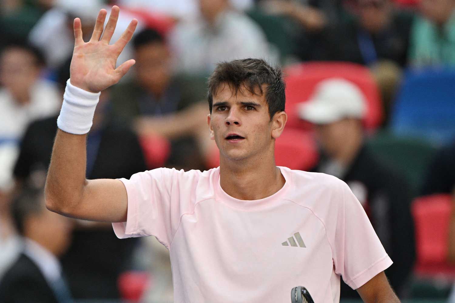 Rafael Jódar at the Shanghai Masters on Oct. 14, 2026Credit: Hector RETAMAL / AFP via Getty