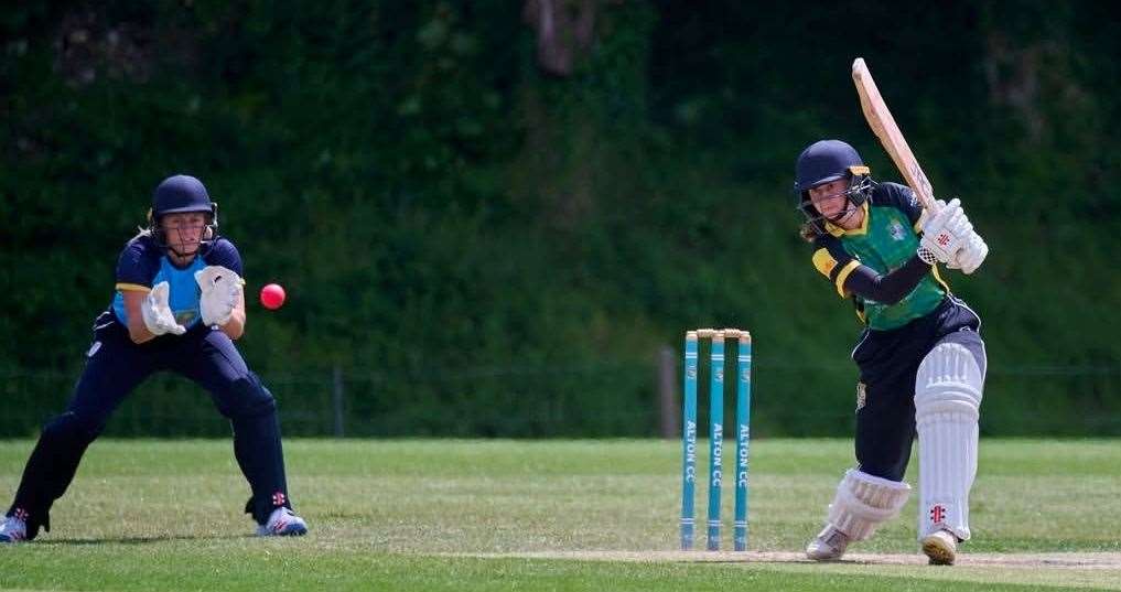 New Milton CC’s overseas player Grace Keating