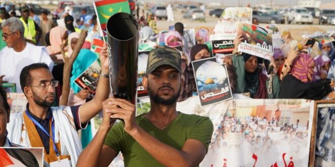 مهرجان حاشدا بنواكشوط دعما للمقاومة الفلسطينية (صور)