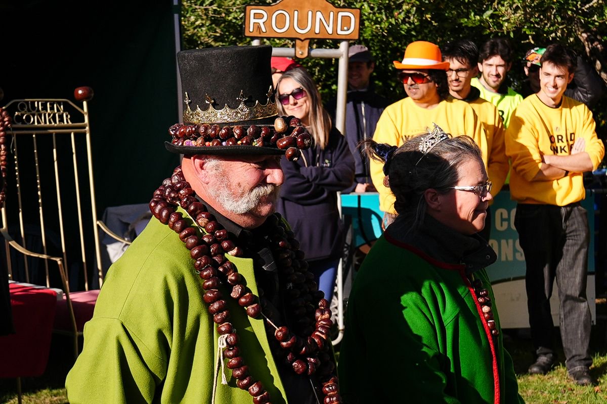 Jim Packer was crowned King Conker