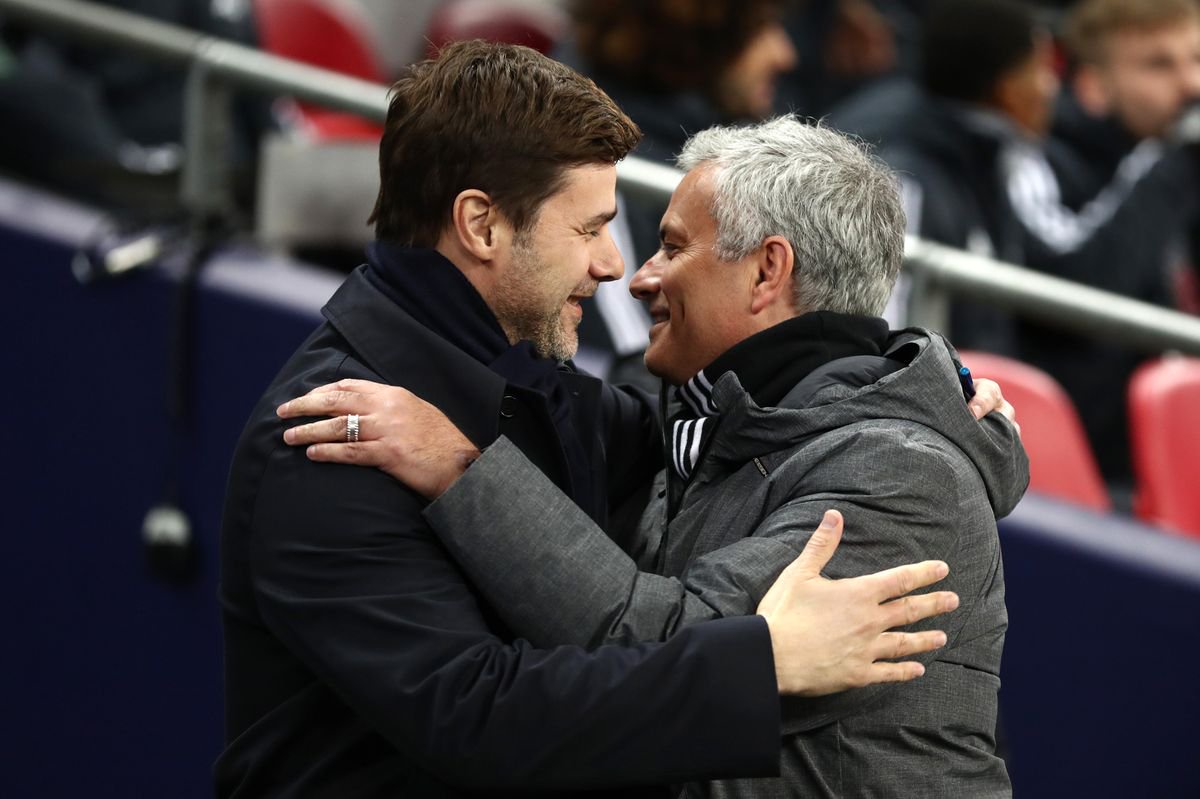 Mauricio Pochettino and Jose Mourinho 