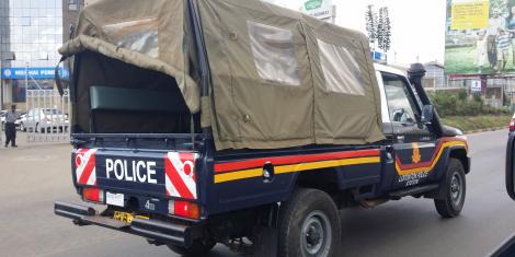 Shirtless Man Riding Atop Police Car in CBD Lights Up The Internet [VIDEO]  - Kenyans.co.ke