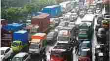 Thane Traffic Update: Heavy Vehicles On Ghodbunder Road Cause Major Delay | Thane Traffic Update: Heavy Vehicles On Ghodbunder Road Cause Major Delay