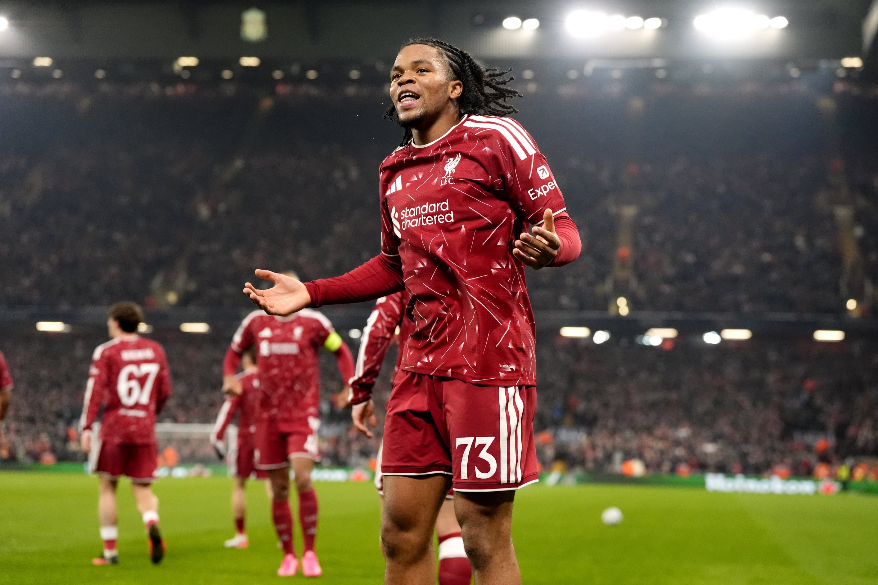Rio Ngumoha was Liverpool’s star against Villarreal