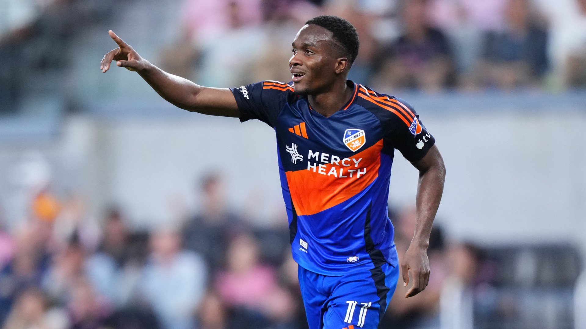 Cincinnati defender Gidi insists ‘there’s no time to back down’