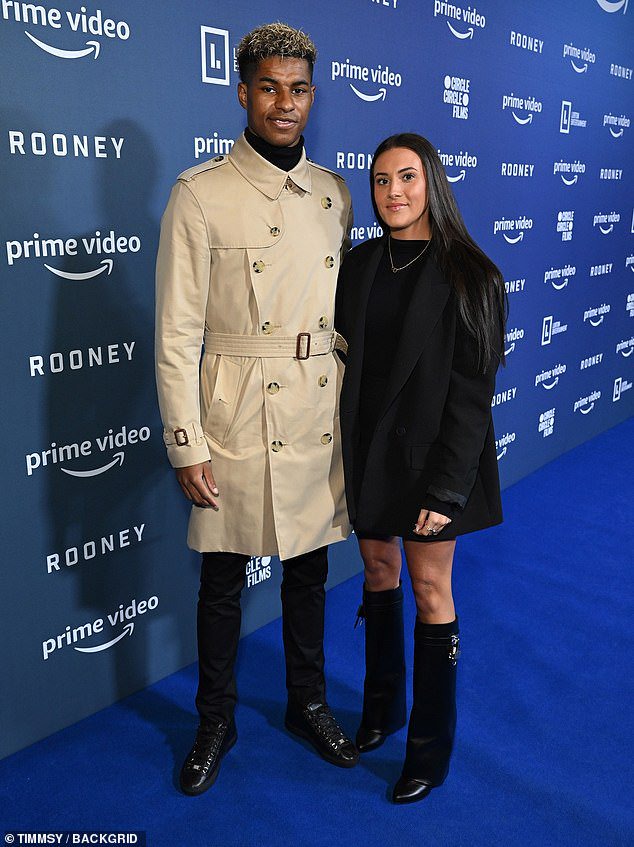 Parted ways: England footballer Marcus Rashford, 25, has reportedly split from his fiancée Lucia Loi