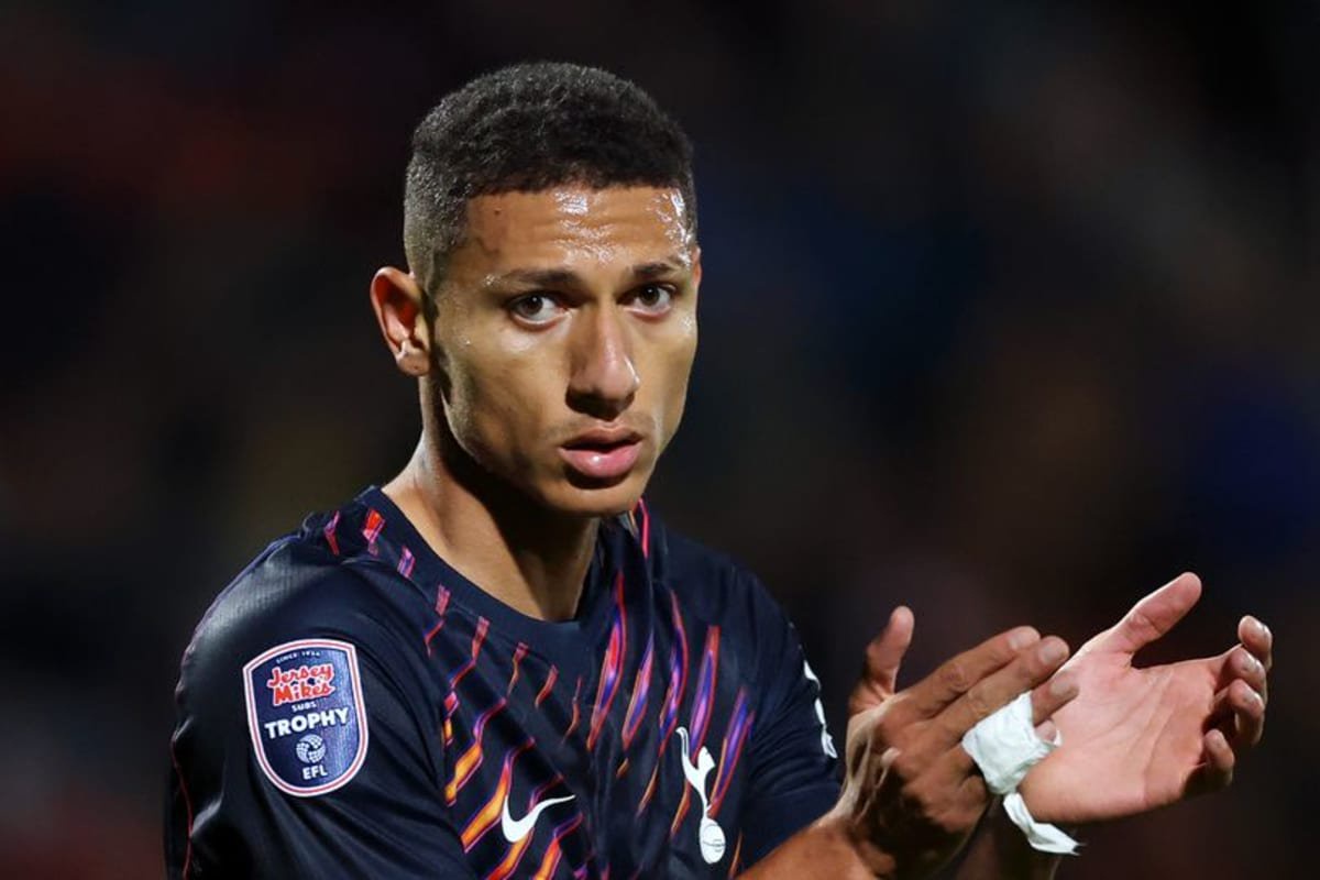 Richarlison has been forced to pick up minutes in the EFL Trophy with Tottenham Hotspur's youngsters.