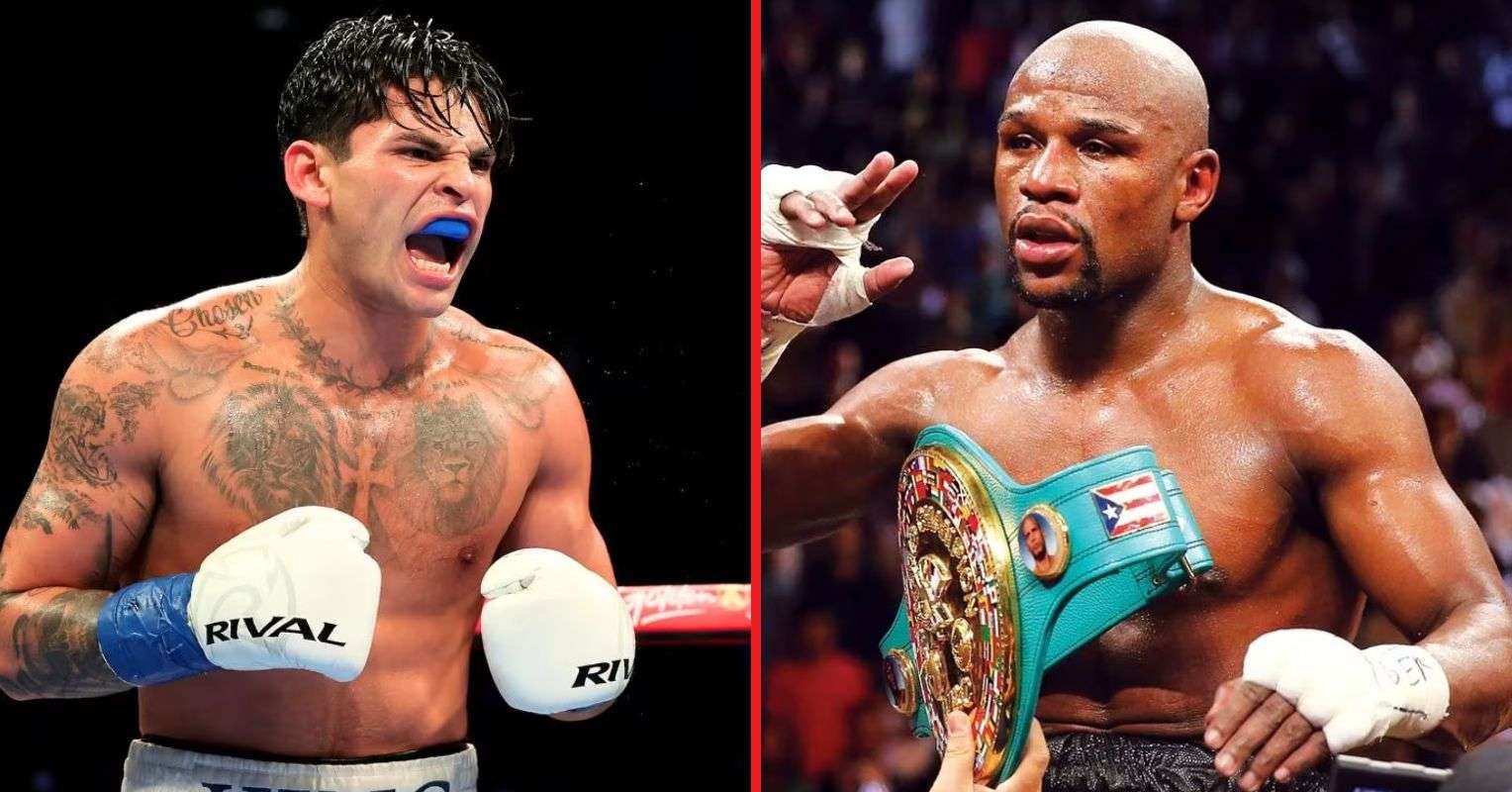 Amir Khan sums up Floyd Mayweather’s chances of beating Ryan Garcia in comeback fight at 49