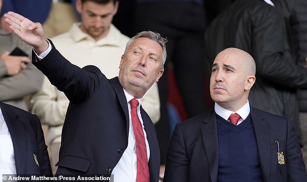 Jason Wilcox and Omar Berrada met for crunch talks as Carrick spent time with the youth team