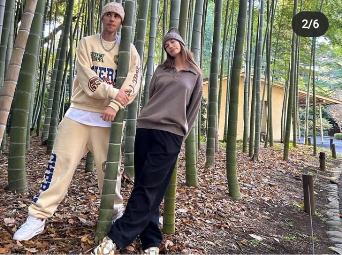 Justine Bieber Shares Loved Up Photos With His Wife