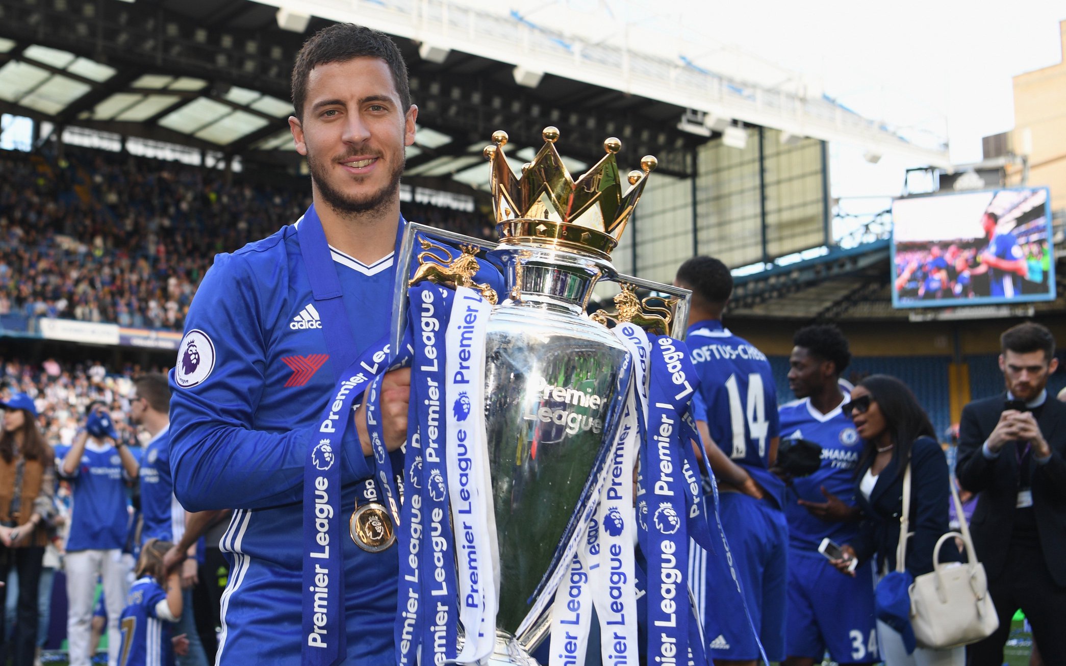 Eden Hazard became a two-time Premier League champion with Chelsea (Getty Images)