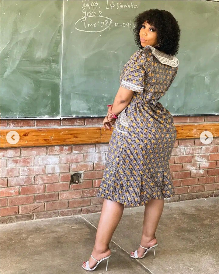 Meet Humdinger Menziwa ,South African teacher who dress like a Model while teaching youngsters