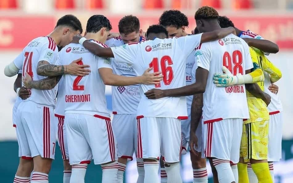 JP Chermon, camisa 2 do Sharjah FC, dos Emirados Árabes