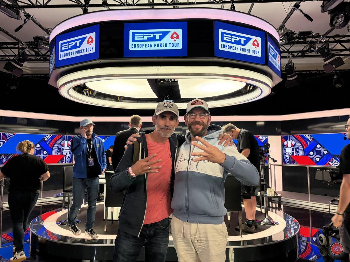 Richard Araujo et Gérald Piton, comme des larrons en foire, ont tenu la vedette au tournoi de poker de Barcelone.