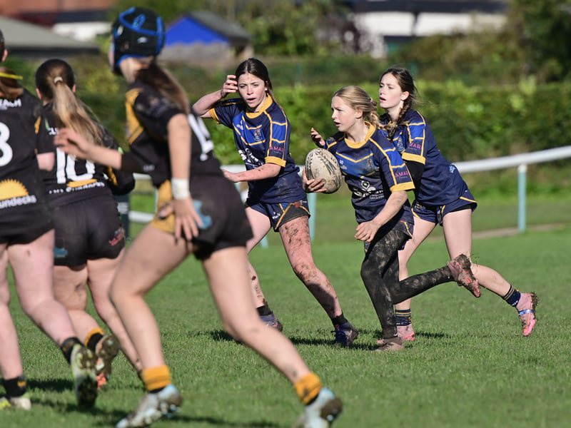 Orrell Under-12s went up against Leigh Miners