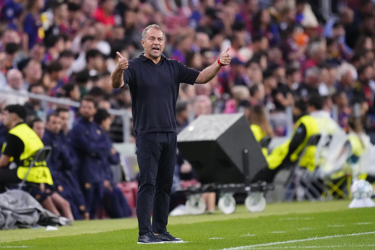Switch flicked: Barcelona’s revival has come after Hansi Flick’s appointment as head coach in 2024. The club has since won back-to-back league titles.