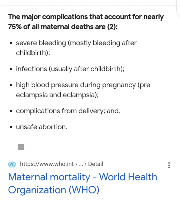 Reasons Some Women During Pregnancy Childbirth Prevent