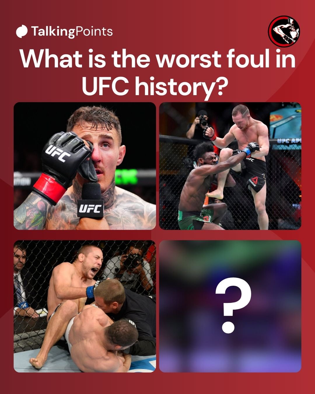 What is the worst foul in UFC history?