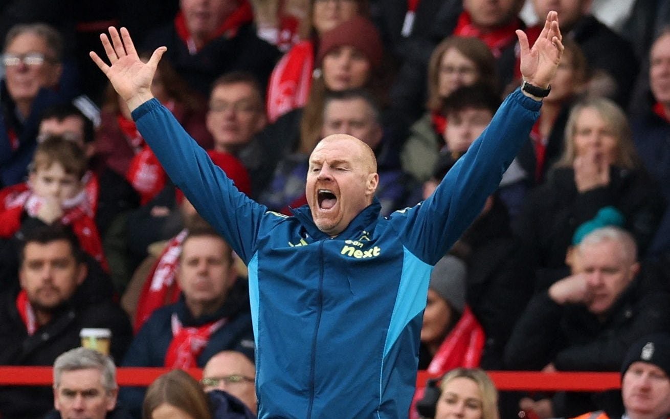 Nottingham Forest manager Sean Dyche